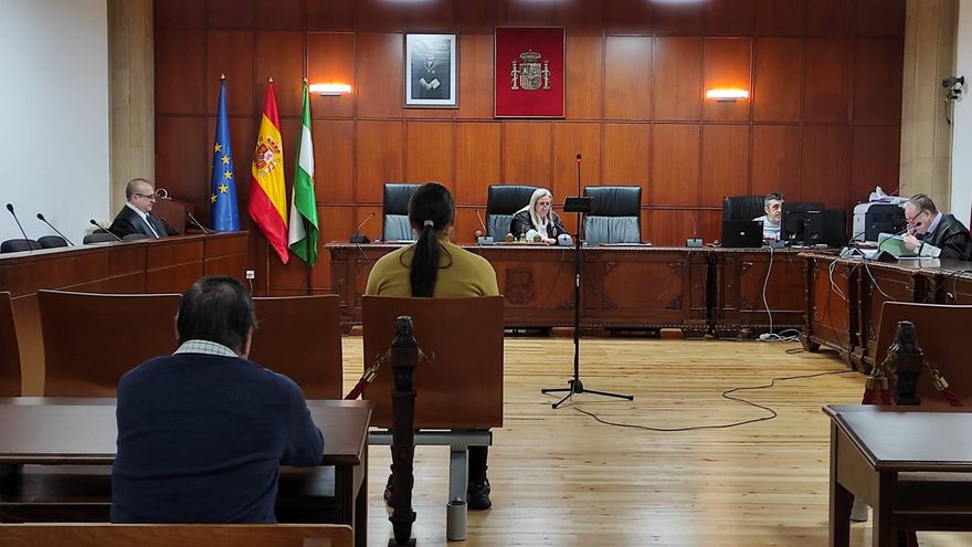 La acusada ante el tribunal