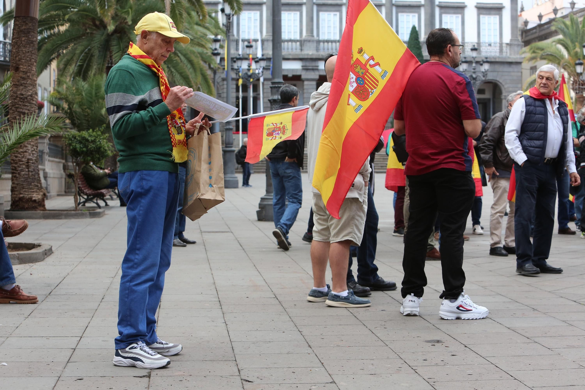Concentración de Vox en Las Palmas de Gran Canaria