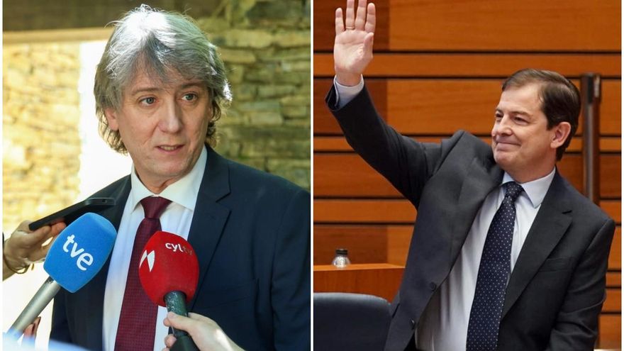 Mañueco tira de leonesismo para atacar al líder socialista: "Repita conmigo, Castilla Y León señor Martínez"