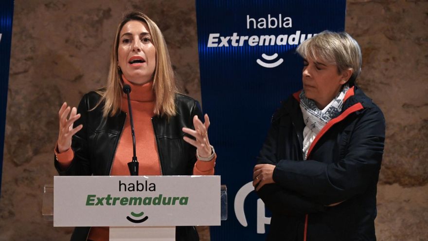 María Guardiola, presidenta regional del PP