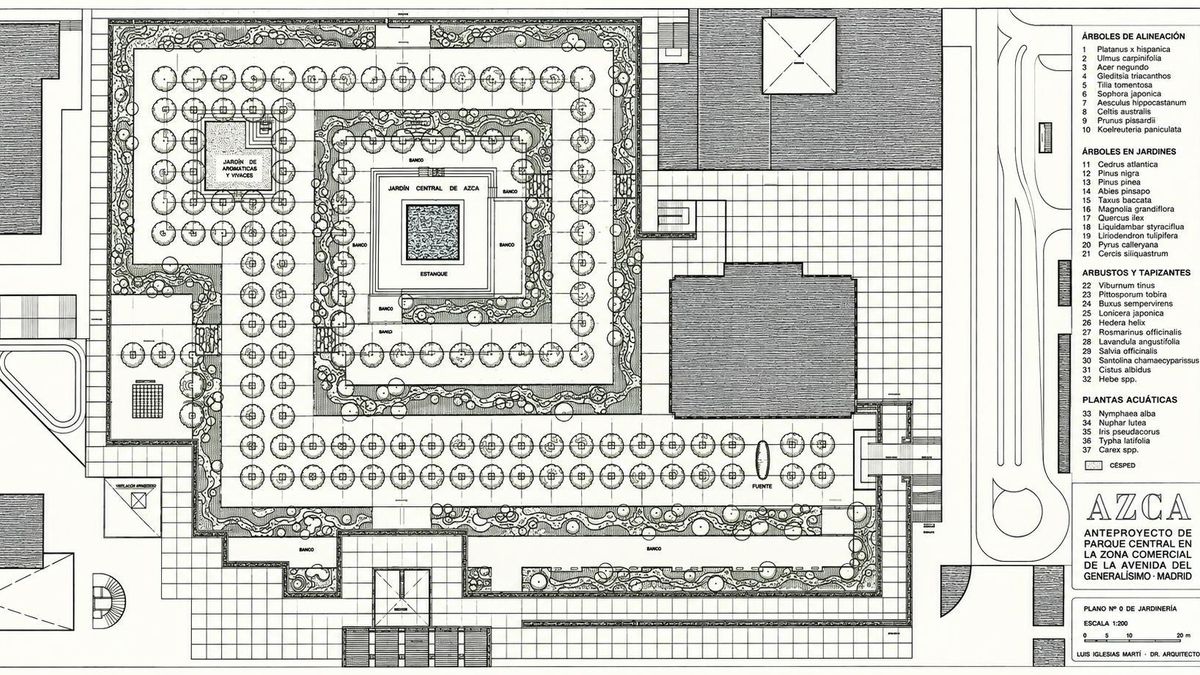 Plano de proyecto de AZCA