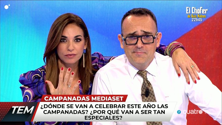 Mariló Montero y Risto Mejide ya tienen lugar para dar "las campanadas más diferentes" de Mediaset