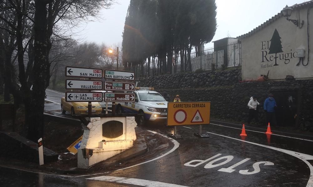 Cumbre grancanaria a jueves, 8 de febrero de 2018.