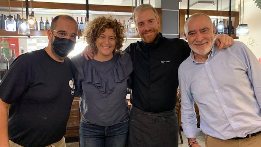 Estéfano, Nawja, Nestor y Jesús.