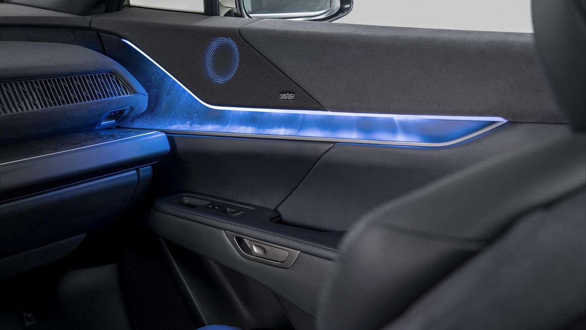 Detalle de las inserciones de bambú iluminadas.