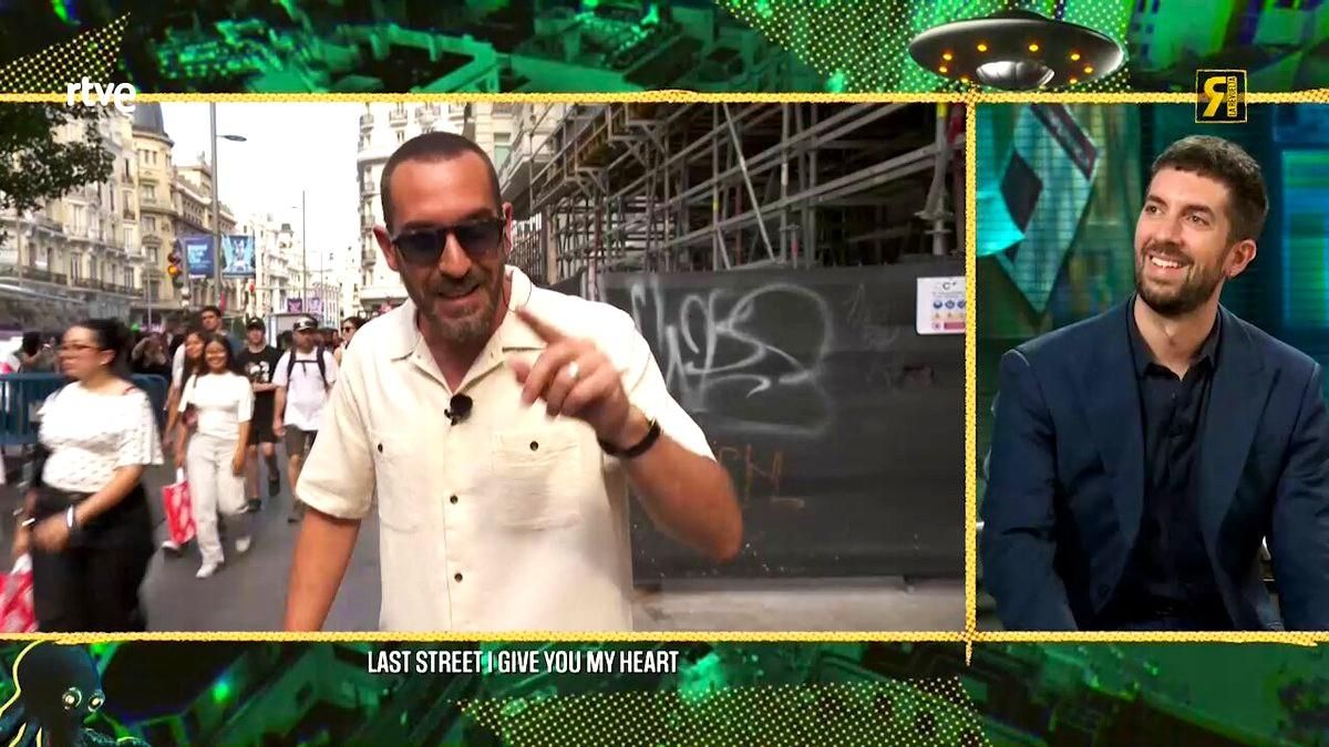 Jorge Ponce en su última conexión por Gran Vía con 'La Revuelta'