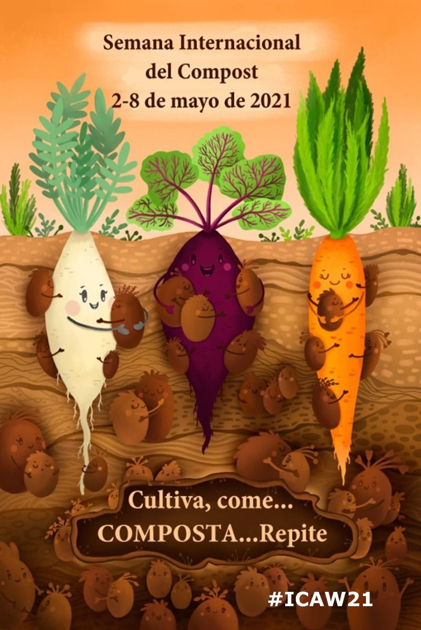 Cartel de la 'Semana Internacional del Compost 2021'