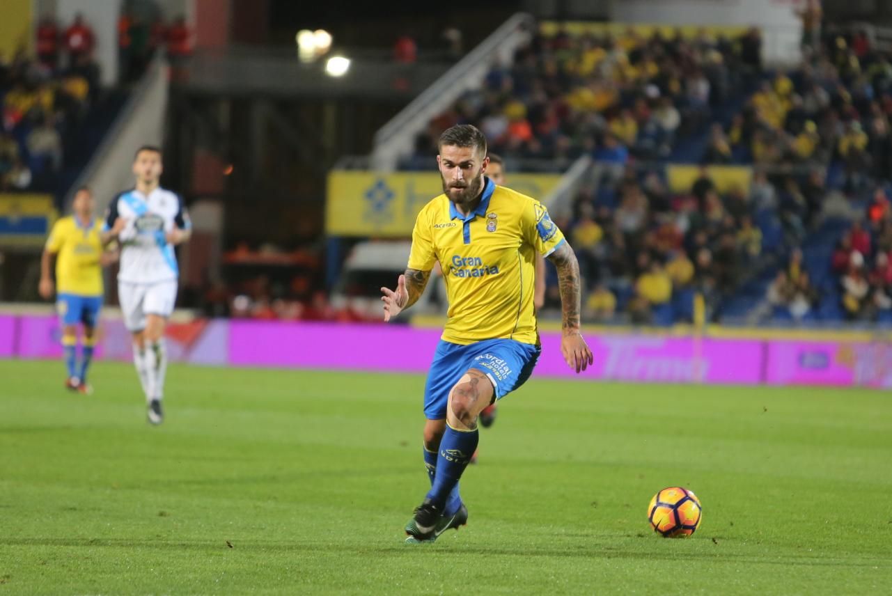 Imágenes del encuentro entre la UD Las Palmas - RC Deportivo de La Coruña. Alejandro Ramos.