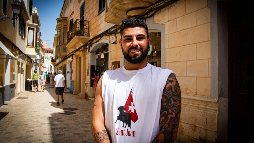 Nando Ferrer, participante de las fiestas de Sant Joan.