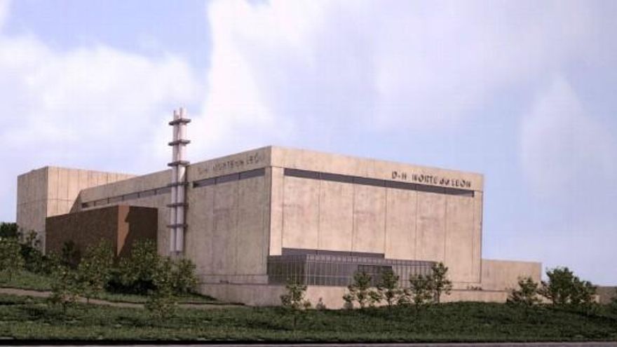 Recreación de la térmica de Biomasa en Navatejera.