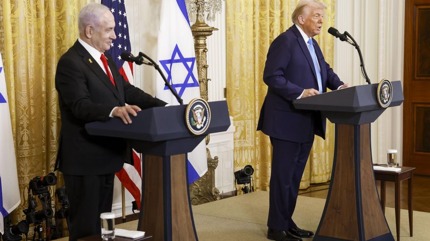 Trump afirma que Israel entregará la Franja de Gaza a EEUU tras los combates