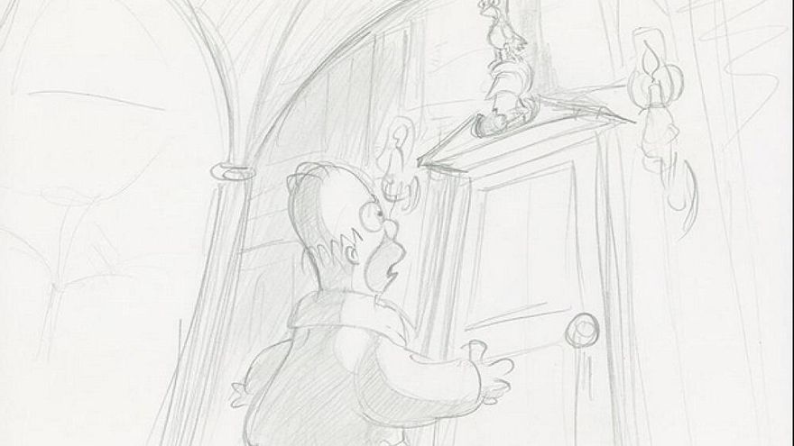 Boceto de 'Los Simpson'