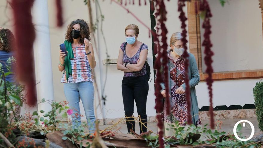 Instalación de Flora 2021 en el Museo Arqueológico