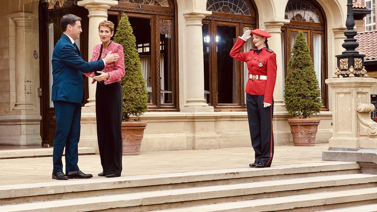 Pradales y Chivite, este viernes en Ajuria Enea