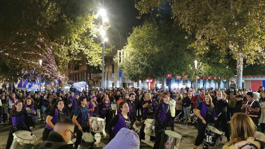 Manifestación 25N en Palma