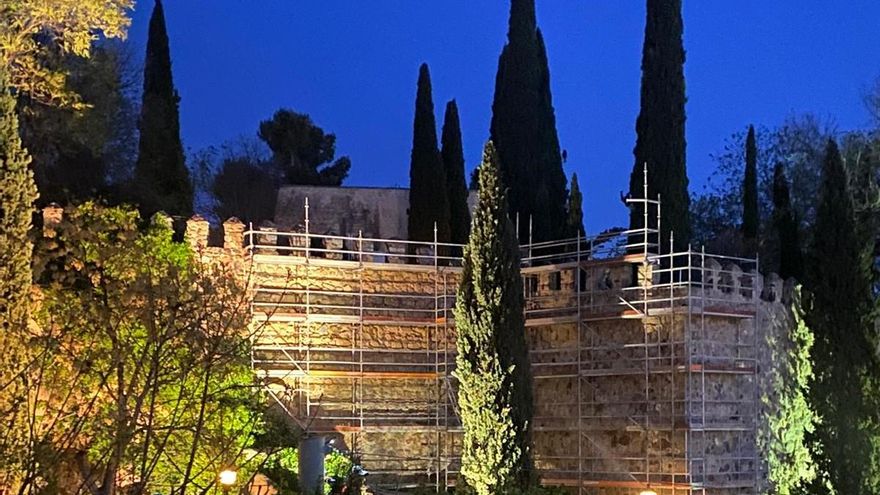 Esparvel pide paralizar las obras en una parte de la muralla de Toledo donde anida el vencejo común