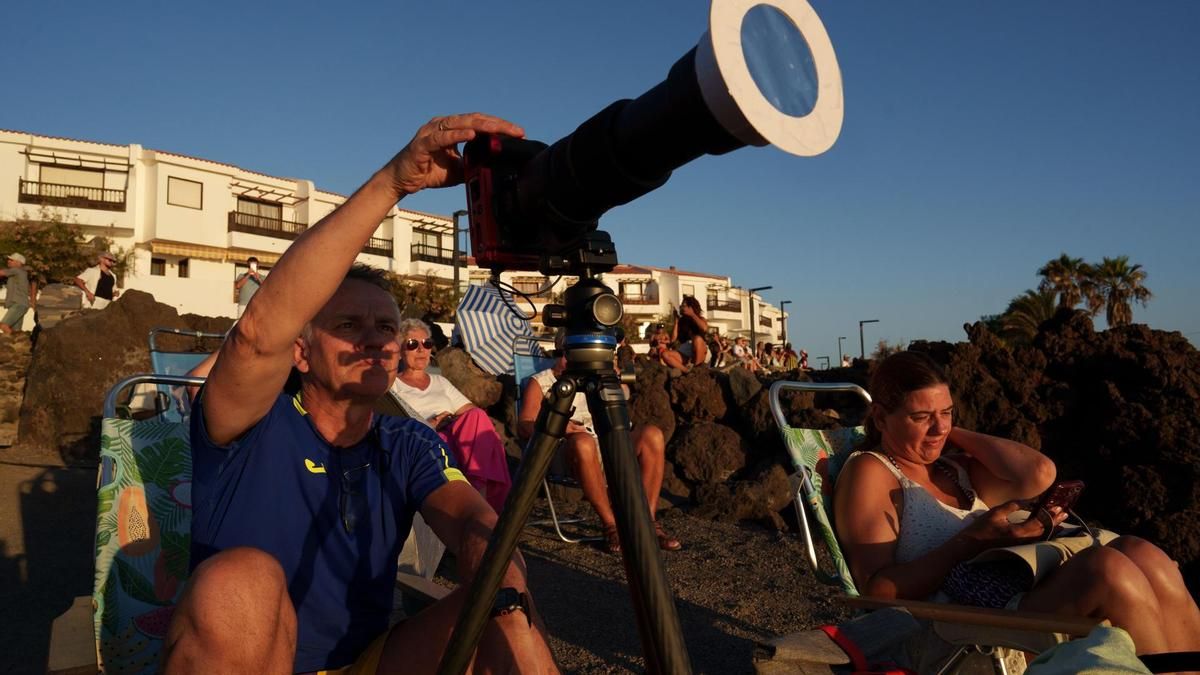 El Gobierno de Canarias da por finalizada la prealerta del PLATECA por evento multitudinario tras el eclipse solar