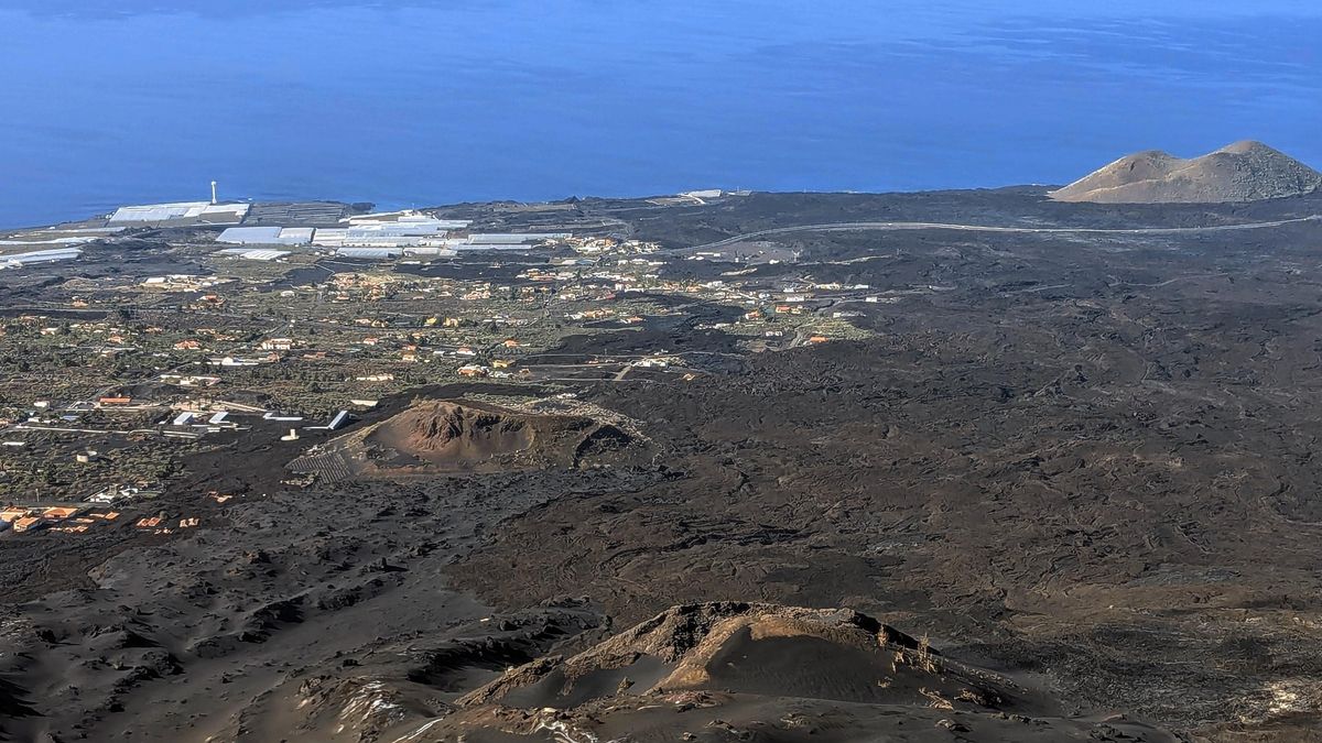 Zona afectada por la erupción. JOSÉ F. AROZENA