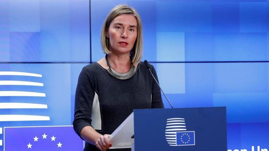 La alta representante de la Unión Europea (UE) para la Política Exterior, Federica Mogherini.