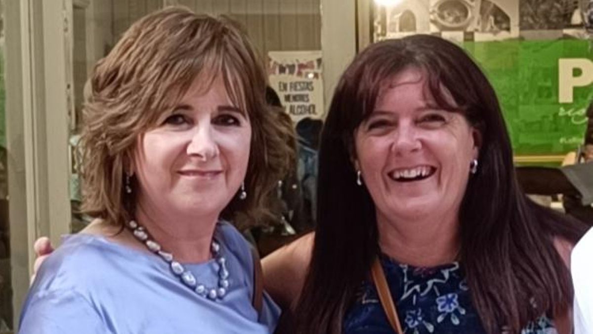 Montse Beltrán y Rita Bañares