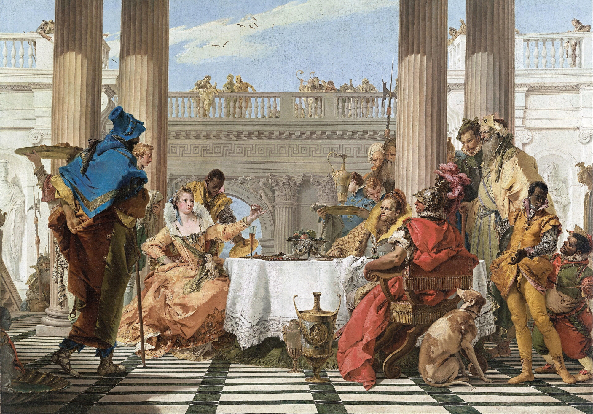 'El banquete de Cleopatra'