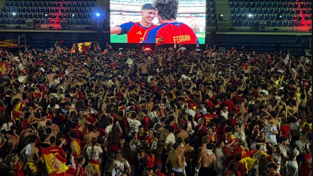 Pantalla gigante en Logroño