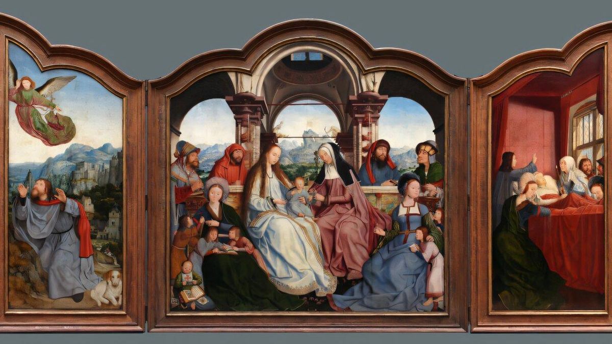 Tríptico de la Hermandad de Santa Ana