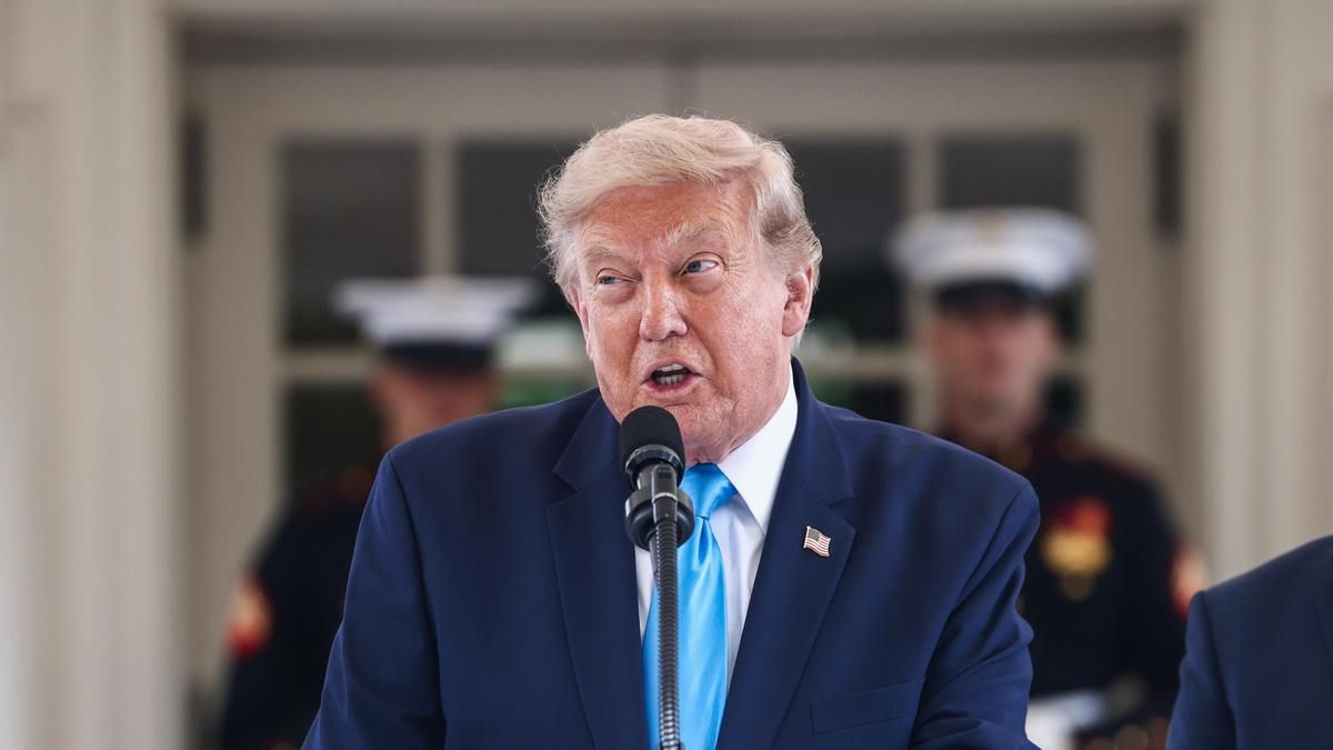 El presidente de EE.UU., Donald Trump. EFE/EPA/JIM LO SCALZO / POOL