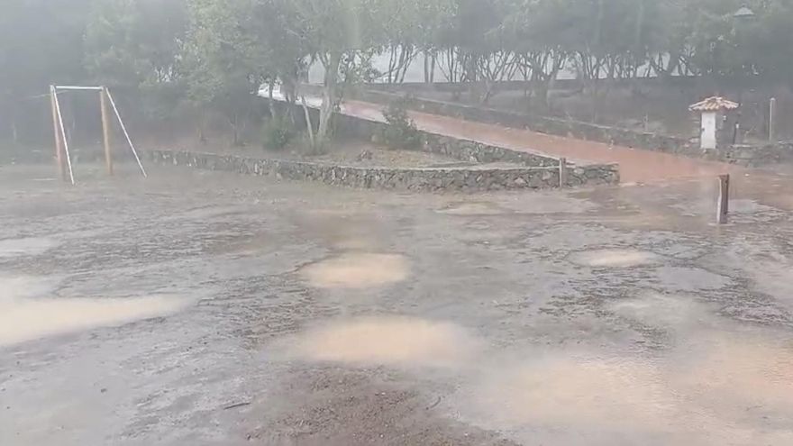 La   lluvia deja  más de 70 litros en Tijarafe y El Paso  este martes