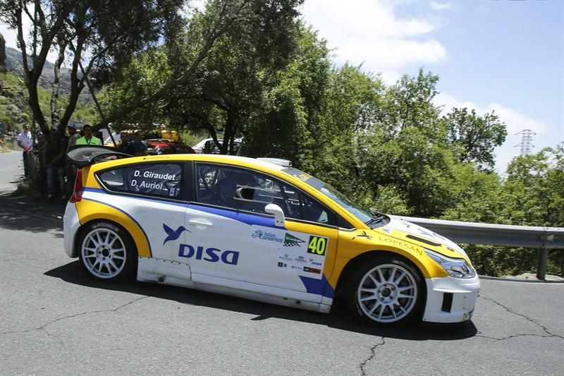 Didier Auriol en el Rally Islas Canarias 2015 (EFE/QUIQUE CURBELO)