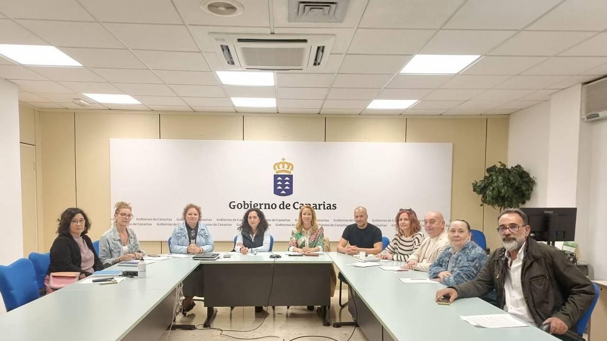 Representantes de los comités de empresa de Bienestar Social de las dos provincias.