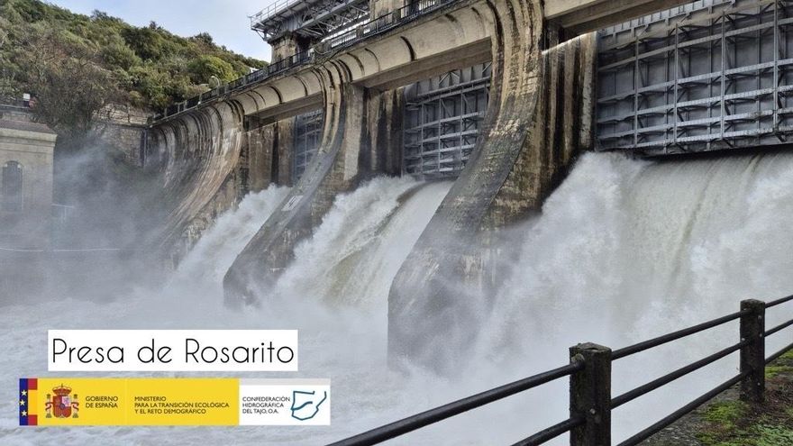Las presas de Navalcán y Rosarito en Toledo comienzan a desembalsar agua