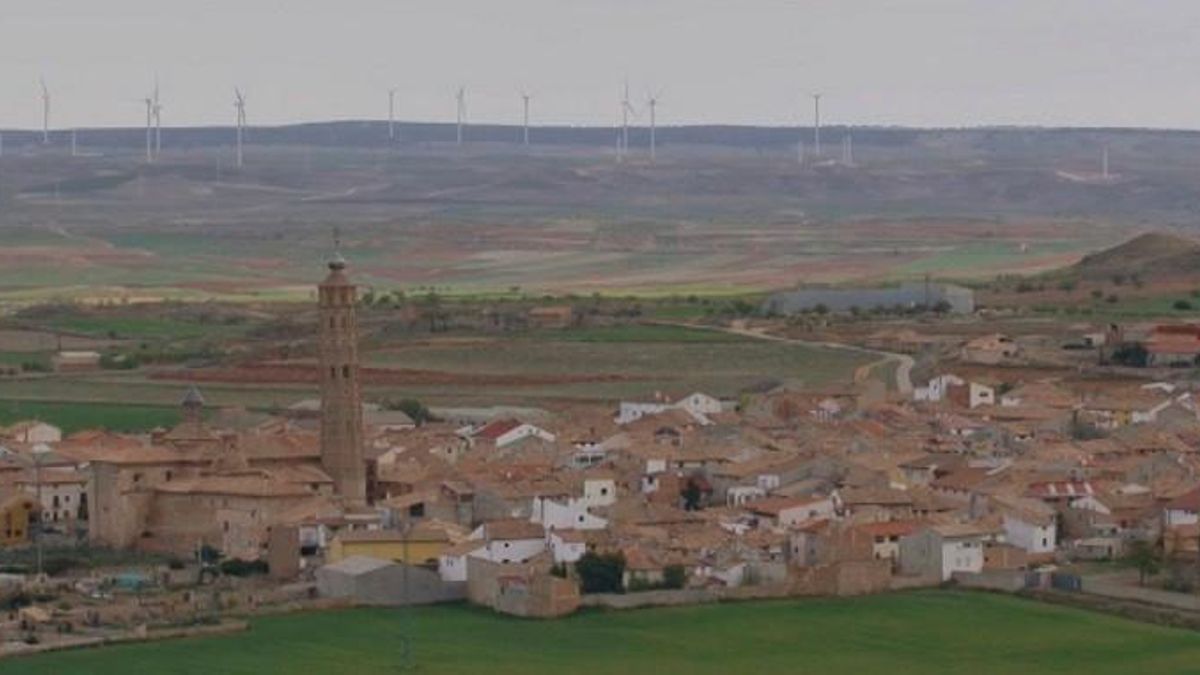 Parque eólico en Muniesa (Teruel)