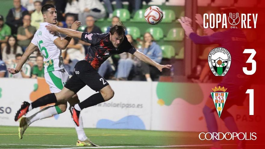 Marcador Atlético Paso 3-1 Córdoba CF