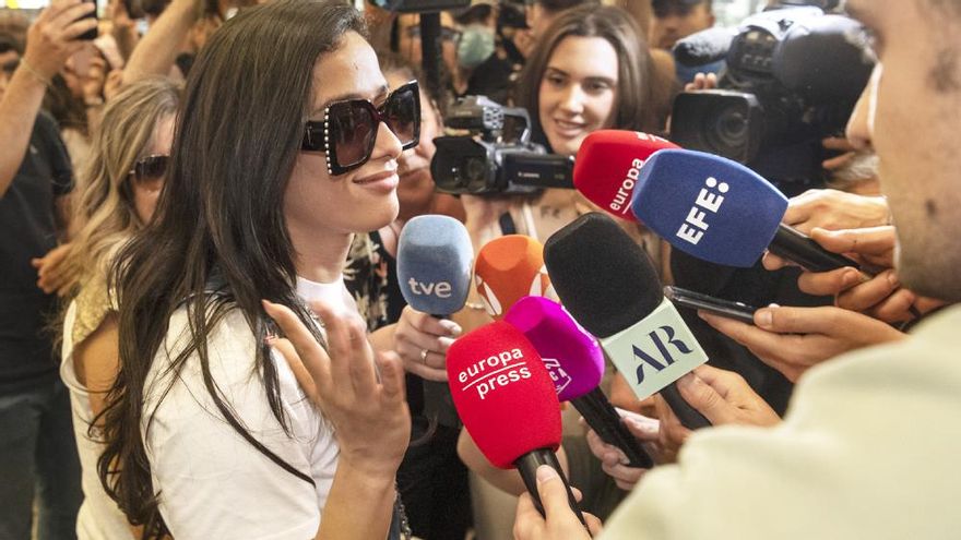 Chanel, tras aterrizar en Madrid