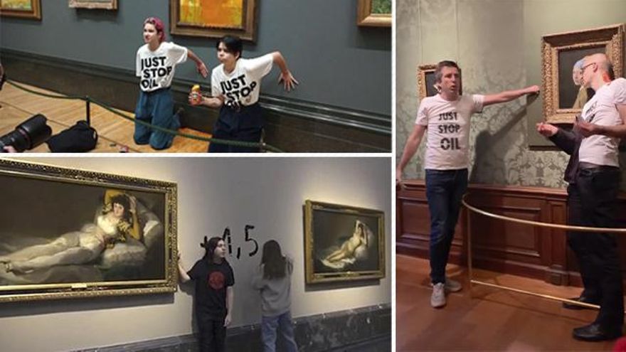 Entre el marketing y el delito, el estupor o el revulsivo, ¿qué provocan los activistas climáticos?