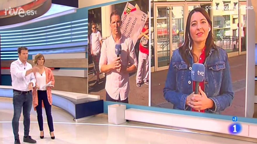 La Mañana de TVE conectando con las protestas