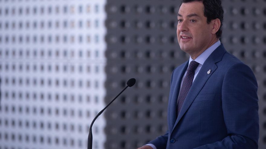 Juan Manuel Moreno vuelve a la actividad pública con la presentación de un nuevo hospital en Sevilla