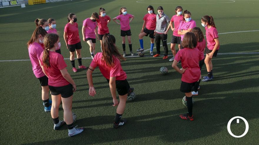 Entrenamiento del equipo Paquillo Moreno de Montilla