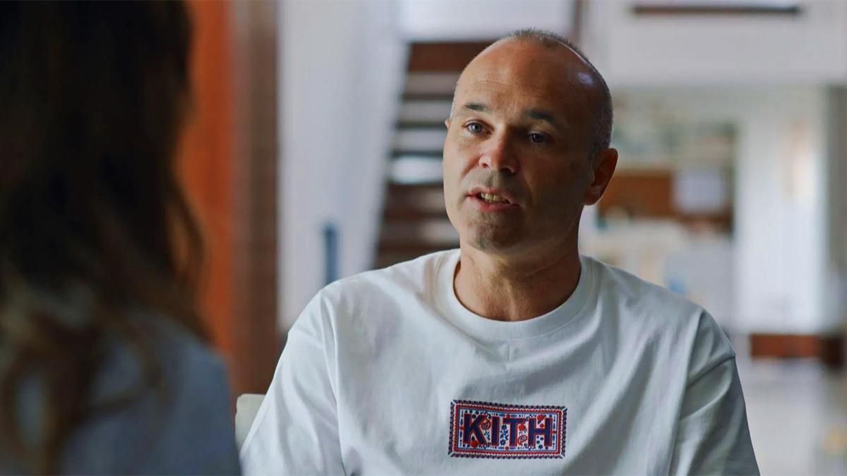 Andrés Iniesta, durante su entrevista en 'Mis raíces'
