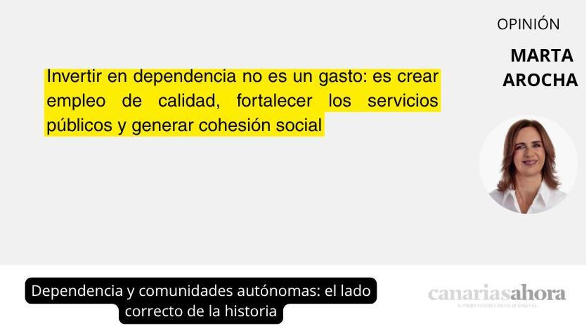 Dependencia y comunidades autónomas: el lado correcto de la historia