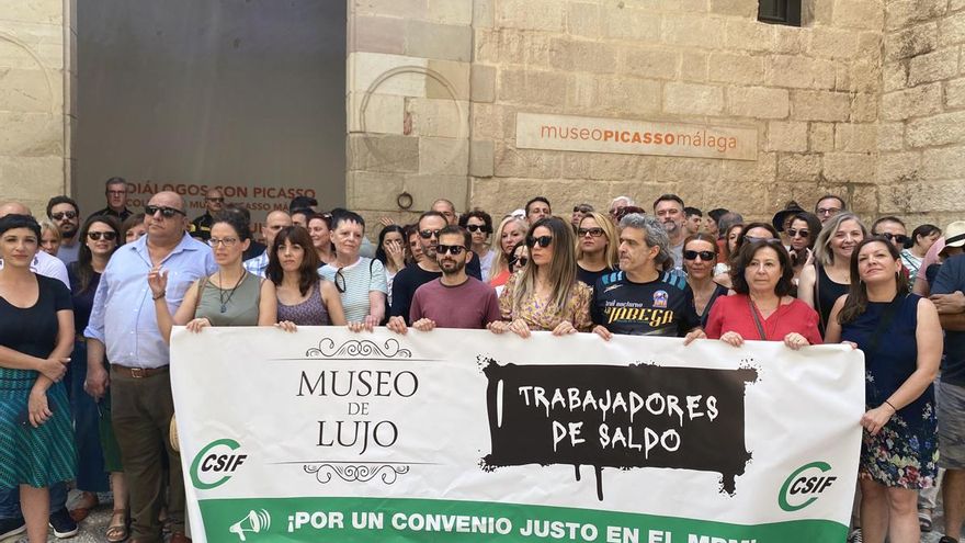Los trabajadores del Museo Picasso de Málaga desconvocan la huelga y acusan a la empresa de boicotearla
