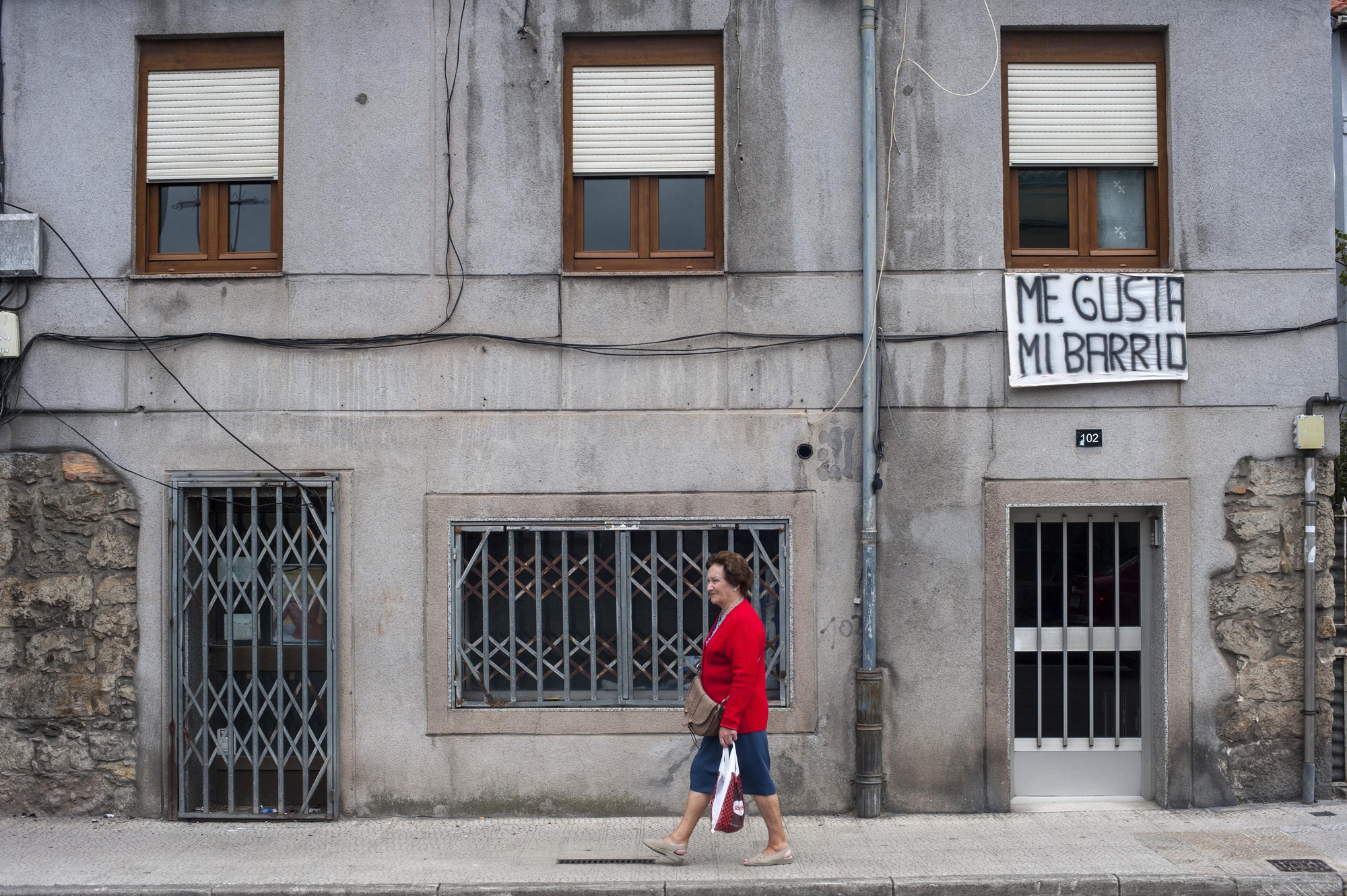 Los vecinos se han movilizado para evitar el derribo de sus viviendas. | Joaquín Gómez Sastre