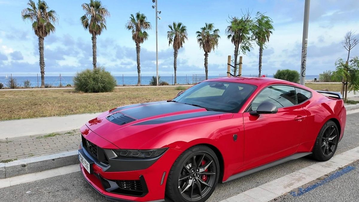 Vamos al galope en un Ford Mustang Dark Horse