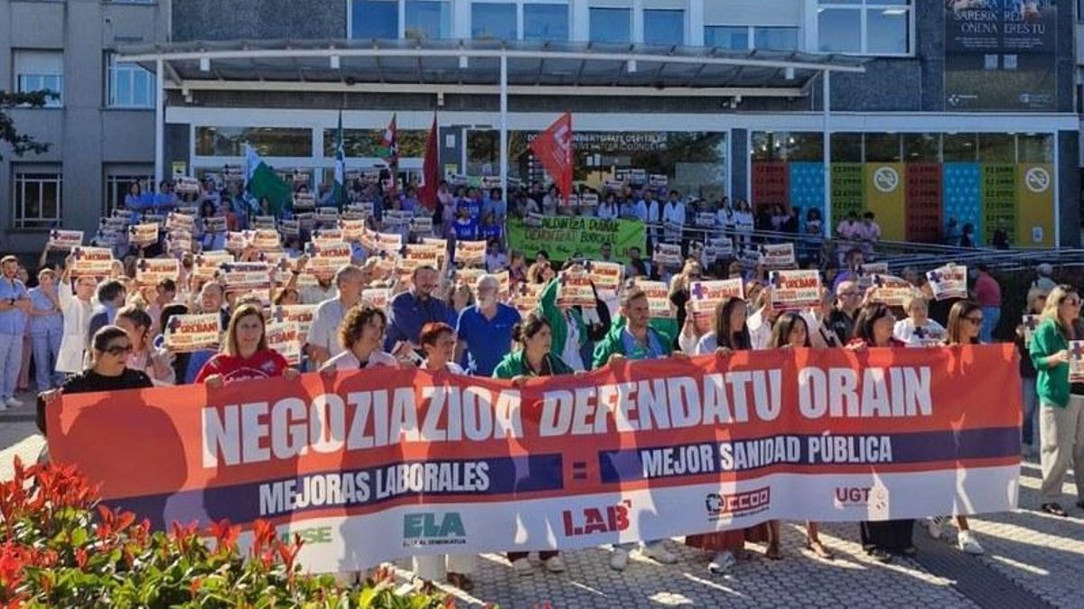 Sindicatos y Osakidetza no cierran un acuerdo y los trabajadores avanzan hacia la huelga el próximo 30 de octubre