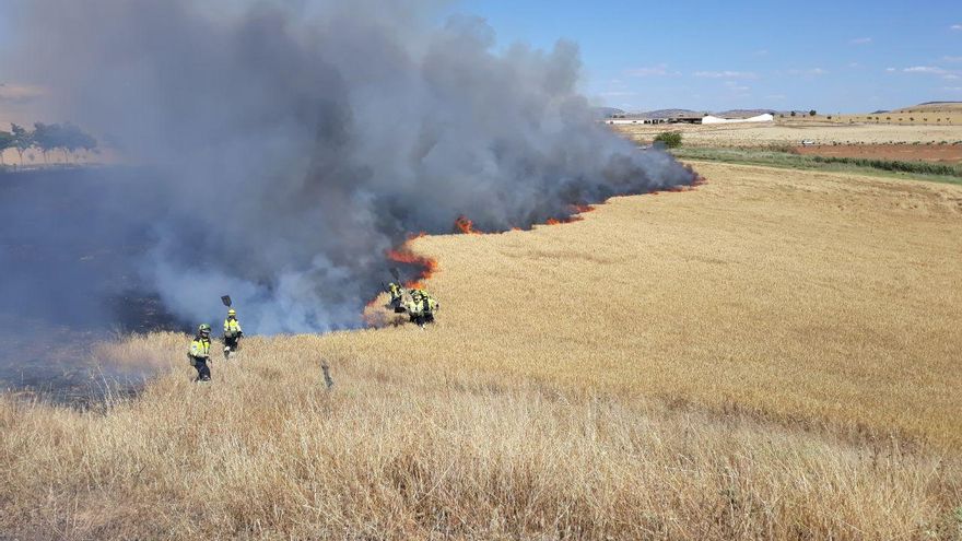 Incendio en Ciudad Real el pasado 13 de junio
