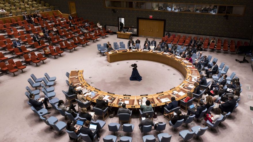 Fotografía de archivo de una sesión del Consejo de Seguridad de la ONU. EFE/EPA/JUSTIN LANE