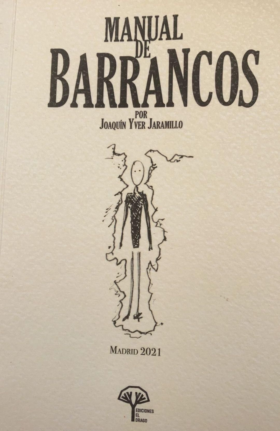 Portada del libro 'Manual de barrancos'.