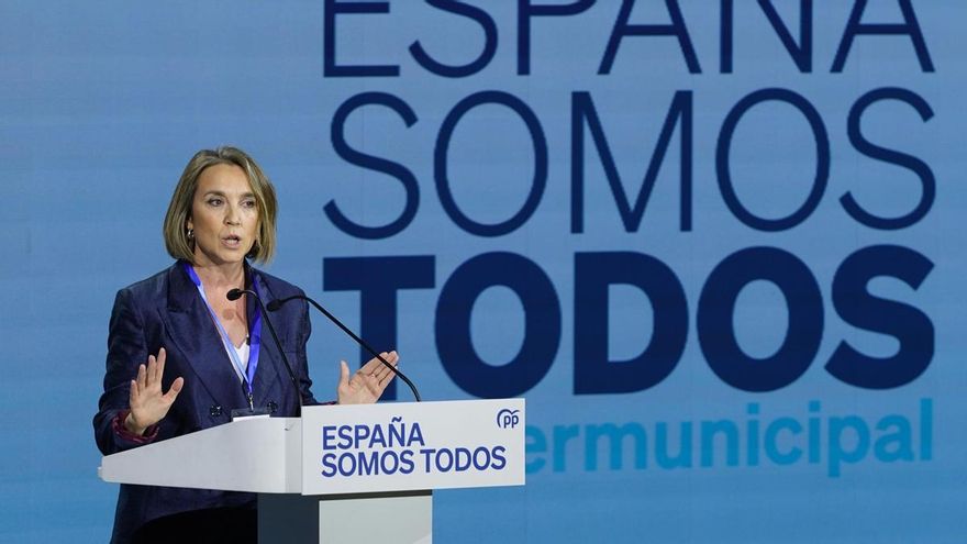 La secretaria general del PP, Cuca Gamarra, interviene en la XXVII Intermunicipal del PP que se celebra este sábado en Valladolid.