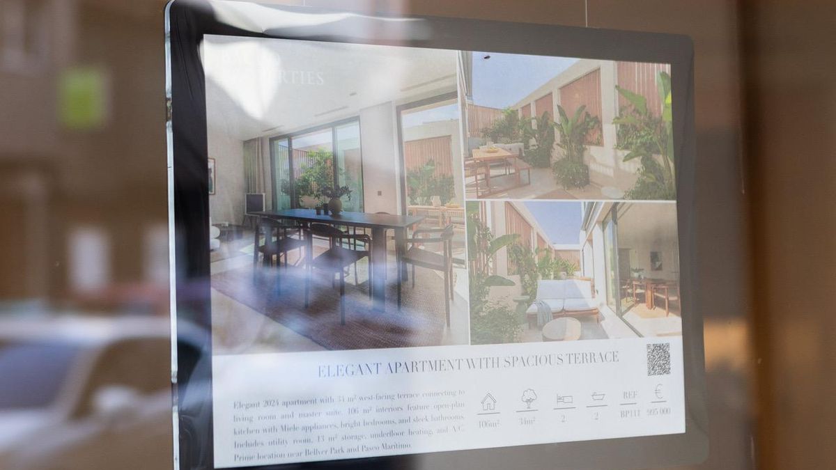 No es extraño encontrarse viviendas en Palma de cien metros cuadrados a la venta por un millón de euros.